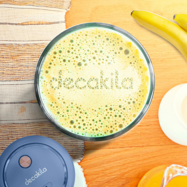 Decakila Portable Blender 50W 7.4V Cordless 300ML 2 Bladed Stainless Steel Blade Anti-Slip Handshake Design With 1 USB Charging Line KMJB012L