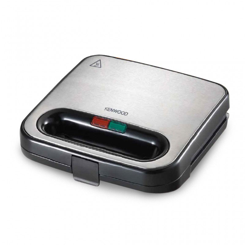 Kenwood Sandwich Maker 2 Slice Sandwich Grill Griddle Removable Non-Stick Plate Safety Thermal Smm00.000Si