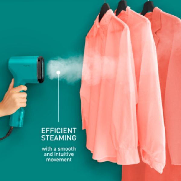Tefal Pure POP Handheld Garment Steamer 1300W with 70ml Tank 20g/min 2m Power Cord DT2024G0/2020G0