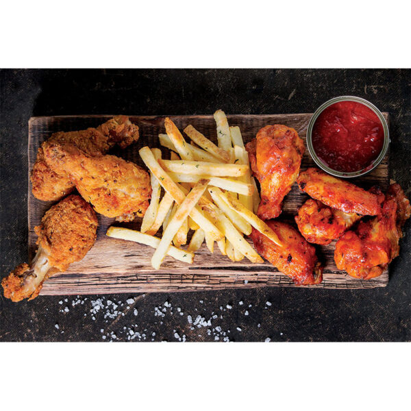 Kenwood Digital Air Fryer XXXL 7L 2.8KG 1800W with Max Crisp Function Recipe Book Rapid Hot Air Circulation for Frying Grilling Broiling Roasting Baking and Toasting HFM80.000SS