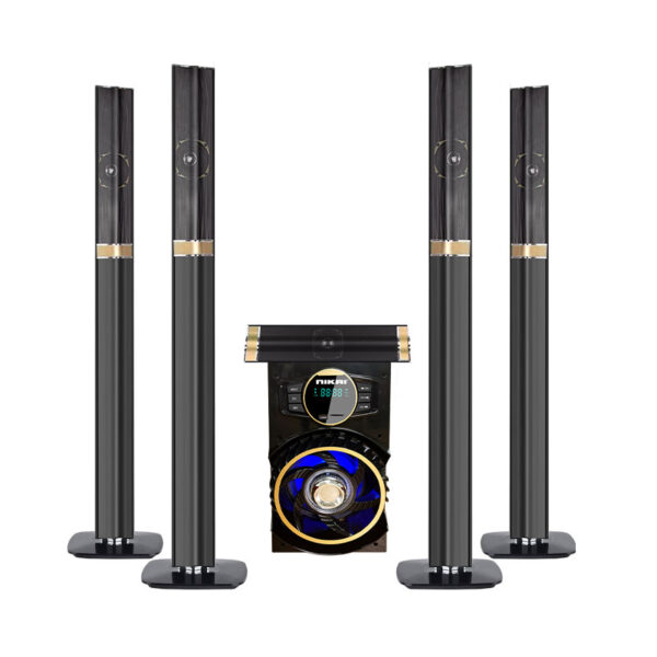 Nikai Home Theater 5.1Ch Bluetooth Fm Usb Sd Card Input Usb Sd Card Wma Fm Auxiliary
