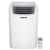 Nikai Portable Air Conditioner 12000 BTU Strong Cooling Power Window Slide Auto Evaporation Remote Control & Air Inlet Filter NPAC12512A4