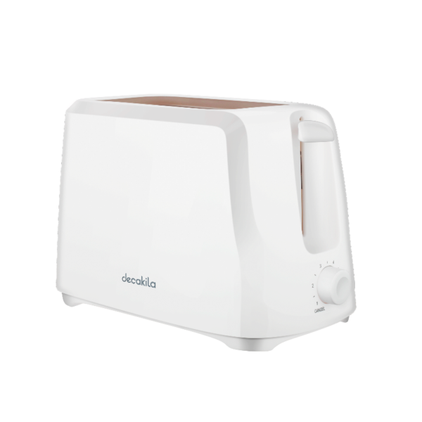 Decakila Toaster 2 Slice 700W Cord Storage Function 6-Setting Browning Control With Removable Crumbs Tray Kets001W