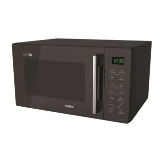 whirlpool Microwave Magic cook Pro Solo 25L LED Digital Microwave With Push Button Door Grill Function 60-Mins Timer 5-Microwave Power Levels & Defrost Function 900W - Black -  (MWP-25GE)