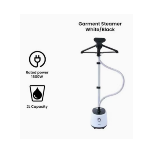 Nikai Garment Steamer 1600W 1.8L Duration of Steam 50min 45s Preheat 2L Water Tank Floor Standing Plastic NGS566A