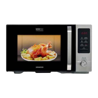 KENWOOD Microwave Oven 30L + Air Fryer + Grill + Convection 1000W 4-in-1 Preset Programs 19 Digital Display 5 Power Levels Defrost Function 95 Minutes Timer  Clock Function MWA30.000BK