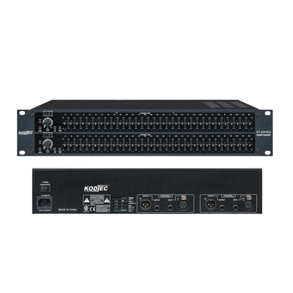 Kodtec High Quality Professional Audio Equalizer Double Kt-2031Eq