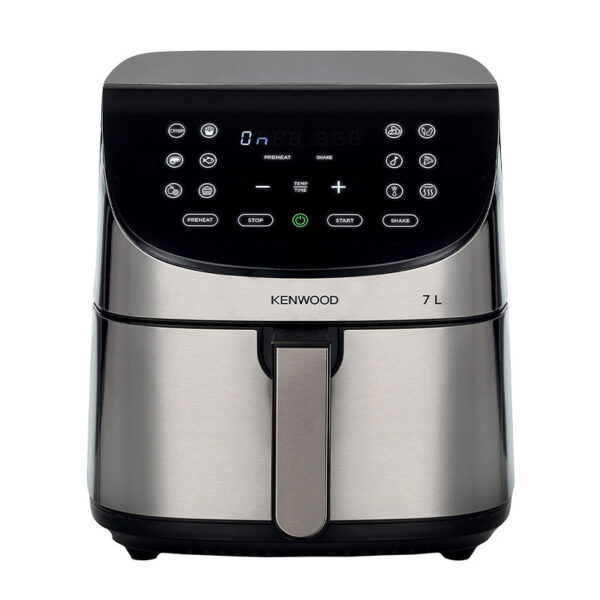Kenwood Digital Air Fryer XXXL 7L 2.8KG 1800W with Max Crisp Function Recipe Book Rapid Hot Air Circulation for Frying Grilling Broiling Roasting Baking and Toasting HFM80.000SS