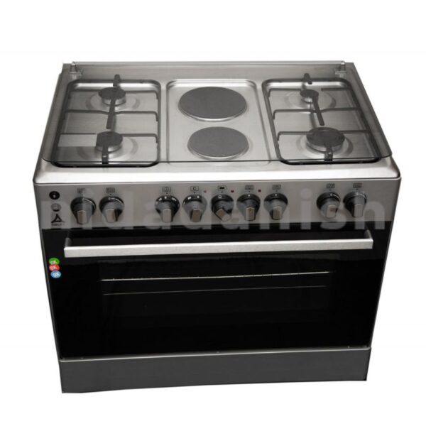 Delta Cookers 90x60cm Electric Oven & Grill 4 Gas & 2 Electric Burner DGC9042.I