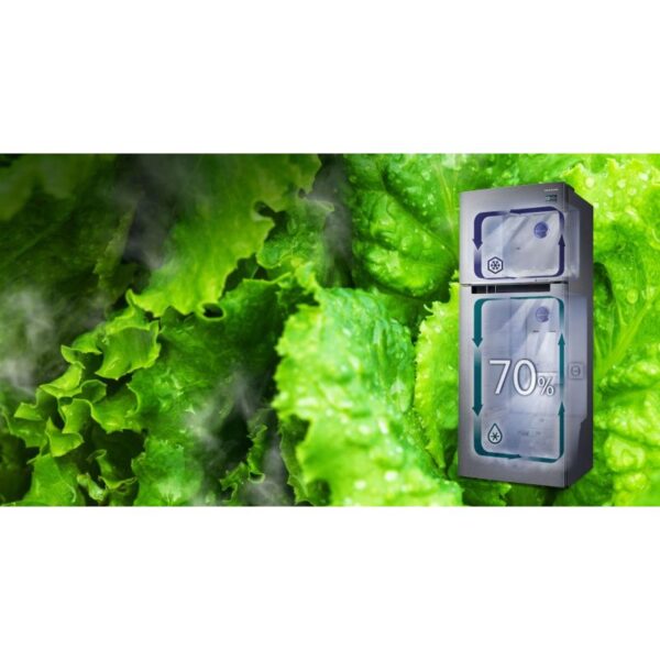 Samsung Refrigerator 322L Digital Inverter, Top Freezer, Twin Cooling Plus, Tmf, Dit, Air Hygienically, Led Lighting, Inox Rt40K5552S8/Rt32K5552S8