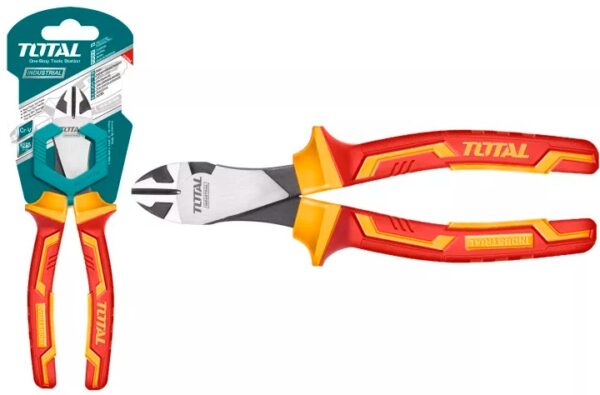 Total Diagonal Cutting Pliers Heavy Duty 7&Quot; Insulated Thtip2571