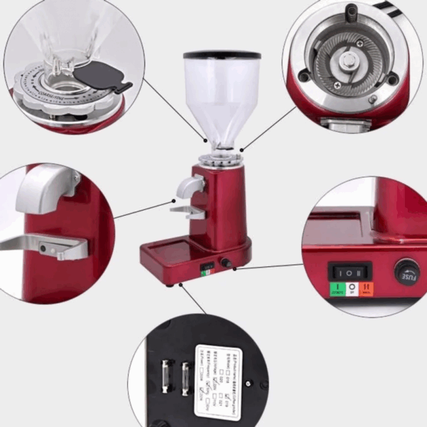 Raccea Commercial Coffee Grinder 60Mm Flat Burr