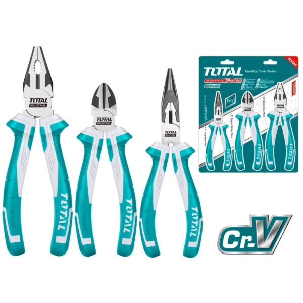 Total Pliers Set 3Pcs Tht2K0301