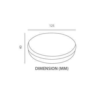 Tronic Round  LED Ceiling Light 9 Watts