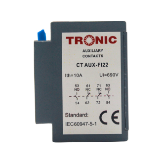 Tronic Auxiliary Contact Top Mount 2NO+2NC