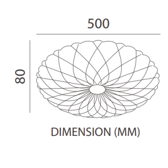 Tronic Decorative LED Changeable (3 Shades) Light KD 1806-WH