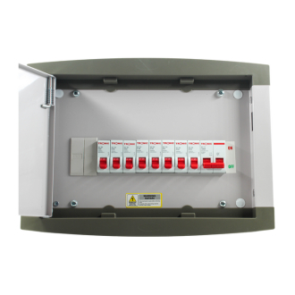 Tronic Consumer Unit 8 Ways Single Phase Complete
