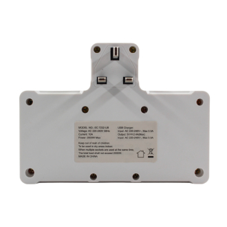 Tronic Multi Socket Adaptor With USB