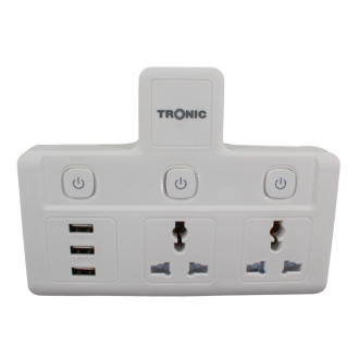 Tronic Multi Socket Adaptor With USB