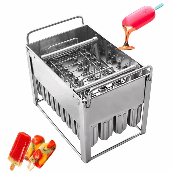 Generic Commercial Stainless Steel Ice Lolly Mold 40 Holes Each Hole Capacity 75Ml
