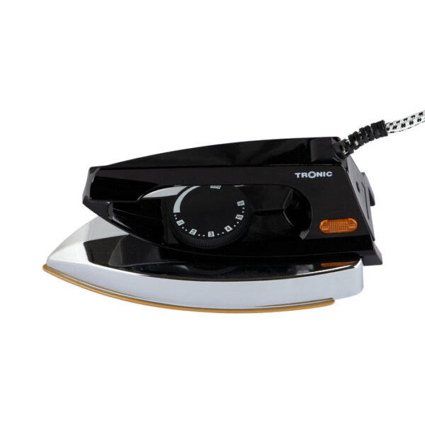 Tronic Dry Iron Heavy Duty Black &Amp; Silver