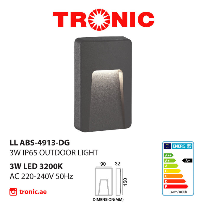 Tronic Outdoor Led Step Light 3 Tronic Outdoor Led Step Light