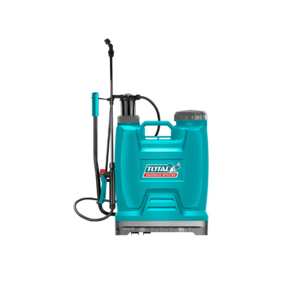 Total Knapsack Sprayer 16L 4.5Bar With Y Trigger, Fiber Glass Lance, Comfortable Padded Straps, Adjustable Nozzle Thspp41602