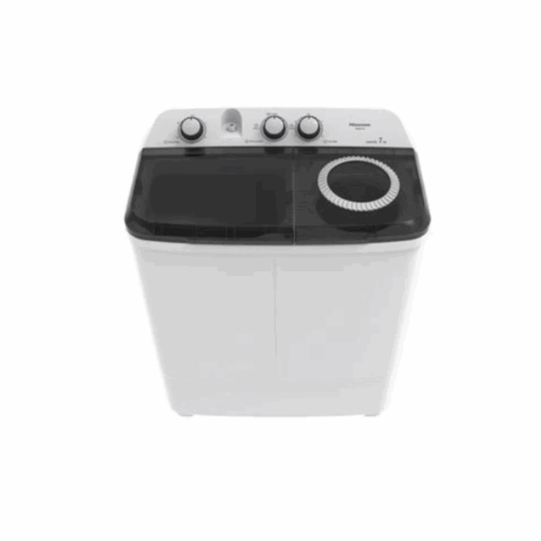 Hisense Washing Machine 7Kg Manual, Twin Tub, Top Load, Lint Filter, Spin Dry Shower, Low Noise, White Wsxl701