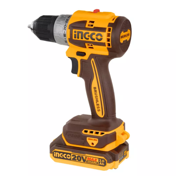 Ingco Lithium-Ion Cordless Brushless Drill 20V Cdli20453