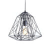 Tronic Vintage Industrial Caged Pendant Black