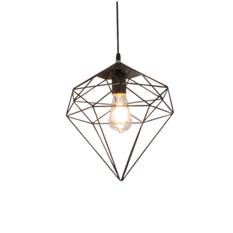 Tronic Black Diamond Cage Pendant Lamp