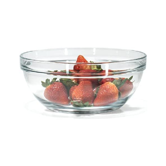Pasabahce Chef'S Glass Bowl Temp/Stack 165mm x 35mm 53033