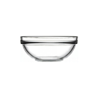 Pasabahce Chef's Glass Bowl 105mm 6pcs, Dishwasher, Microwave, Fridge Safe & Stackable 53493