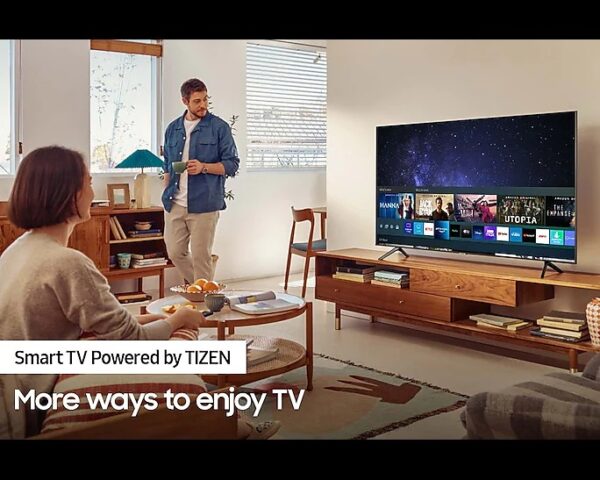 Samsung 55" LED 4K Crystal UHD Smart TV, Crystal Processor 4K, Motion Xcelerator, PurColour, PC on TV, Bezeless Design 55AU7000