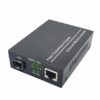 Fiber Optical Media Converter 1 Port SFP to 1 RJ45 Gigabit Optical Fiber Ethernet 10/100/1000M