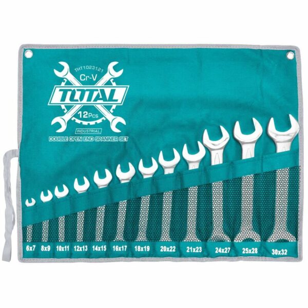 Total Spanner Double Open-End Set 12Pcs Tht1023121