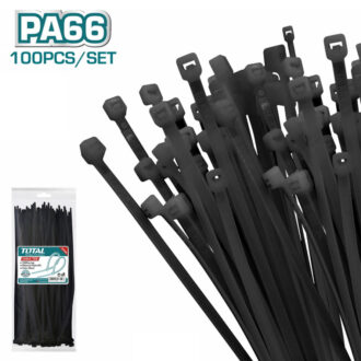 Total Cable Ties 200 x 3.6mm Black (100pcs Set) THTCTB20036