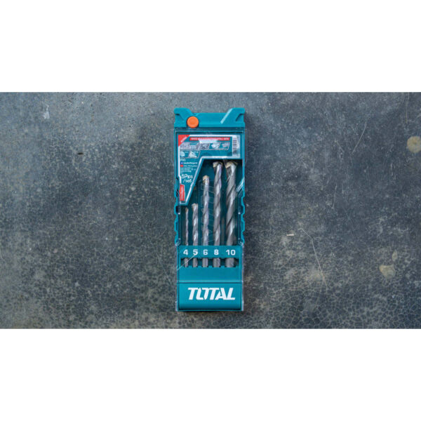 Total Multi Function Drill Bits Set 5Pcs Tacsd7156