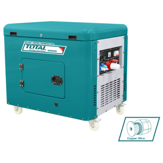 Total Diesel Generator 8kW Single Phase Electric Start TP280001