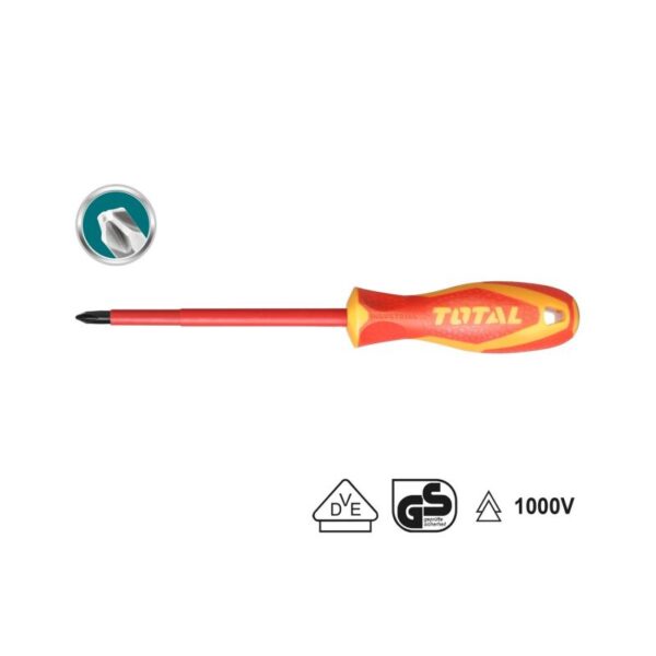 Total Screw Driver Pz1 X 80 Insulated Thtispz180