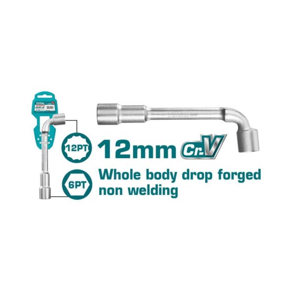 Total Socket Wrench L-Angled 12Mm Thwl1206
