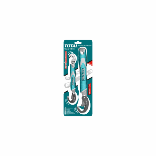 Total Spanner Double Open Bent Wrench Pack of 2 THT10309328