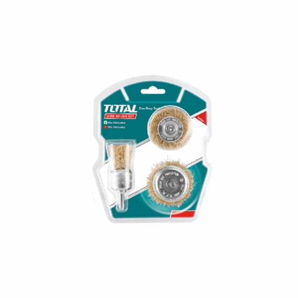 Total Wire Brush Set Pack Of 3 Tac310031
