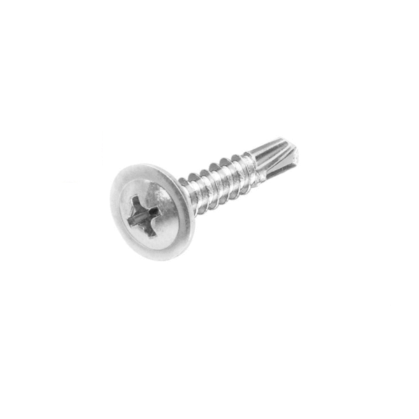 Total Self Drilling Truss Head Screw 8X1&Quot; For Phillips Drive, Zinc Plated Finish 450Pcs Thwtd811