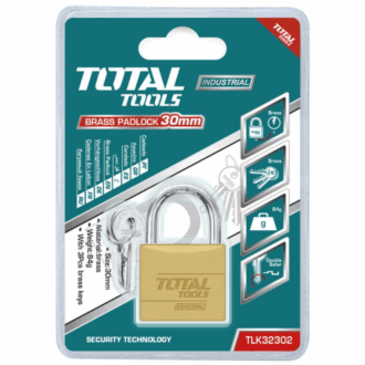 Total Brass Padlock 30mm Heavy Duty TLK32302
