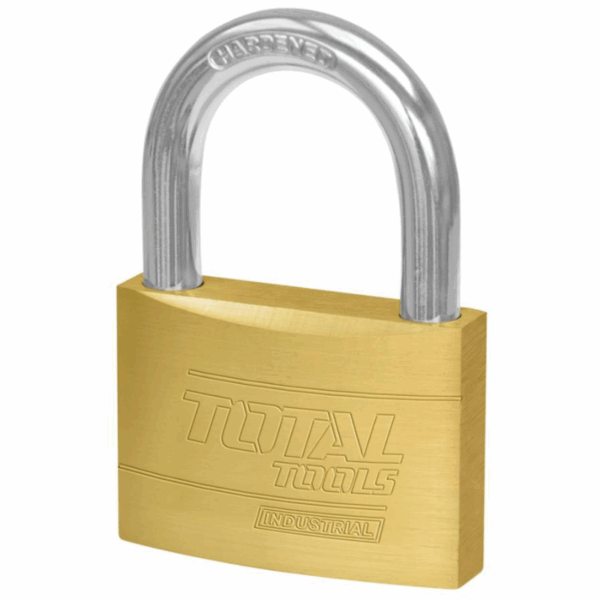 Total Brass Padlock 60Mm Heavy Duty Tlk32602