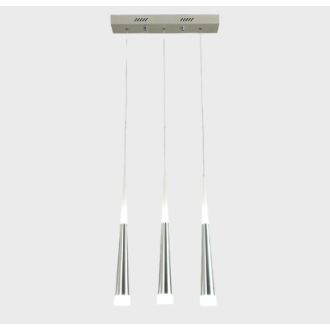Tronic Acrylic Modern 3 LED Hanging Light