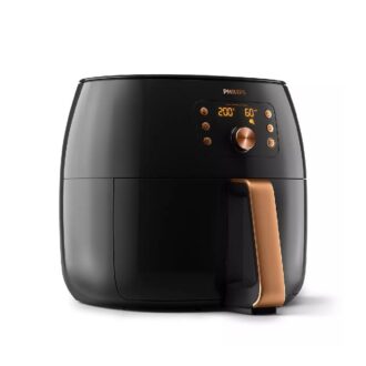 Philips Air Fryer XXL, Automatic Shut Off, Cool Wal Exterior, Temperature Control, Smart Sensing Tecnology, LED Display, Patented Rapid Air Flow Design, Pre Set Cooking Function HD9860