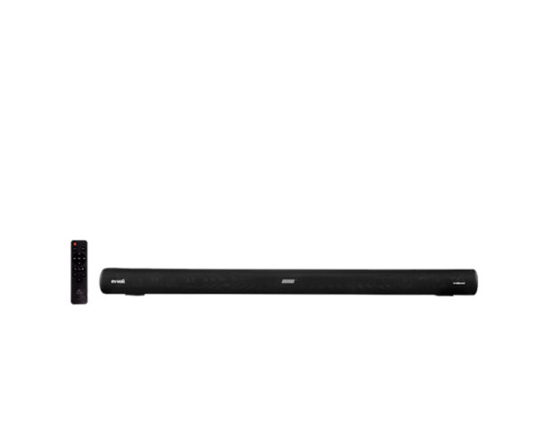 Evvoli 2.0ch Single Soundbar with Bluetooth and LED Display 120W Black SB120B