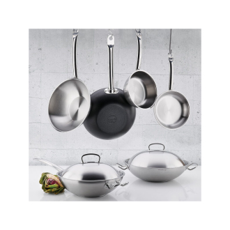 Korkmaz Proline Nero Wok 32x8.9cm A2838